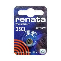 Батарейка Renata 393 Silver Oxide 1.55V (1/10/100) 