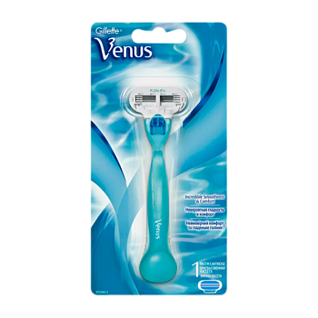 Бритва Gillette "VENUS" 3 лезвия 1 кассета ENG (1/6)