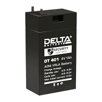 Аккумулятор свинцово-кислотный Delta DT 401 4V 1.0Ah (1/200)