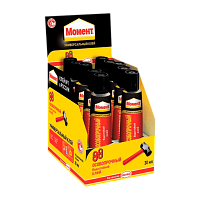 Клей Момент 88 30мл универсальный особопрочный BOX10 шоу-бокс (10/120/3840)