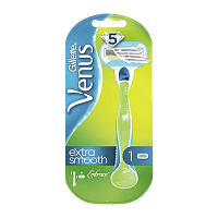 Бритва Gillette VENUS Embrace 5 лезвий 1 кассета прорезиненная ручка плавающая головка (1/5)