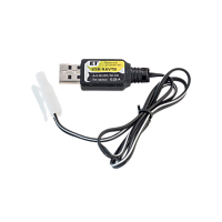 Зарядное устройство ET USB-9.6VTB тамия большая, 250мА, для сборок 9.6В