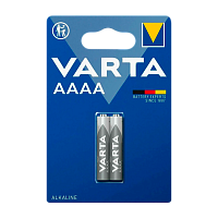 Батарейка Varta AAAA/25A/LR61/LR8D425 BL2 Alkaline 1.5V (04061) (2/20/100)