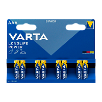 Батарейка Varta LONGLIFE LR03 AAA BL8 Alkaline 1.5V (4103) (8/160) 