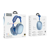 Наушники полноразмерные HOCO W55 bluetooth 5.4 с микр. голубой (1/40)