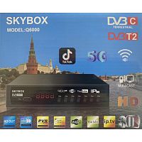 Приставка для цифрового ТВ Skybox Q6000 DVB-T/T2 металл черный (1/60)