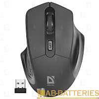 Мышь беспроводная Defender MB-345 Datum классическая USB черный (1/40)