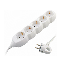 Удлинитель Старт S 5р.С/З 10A 5.0м IP20 белый (1/20)