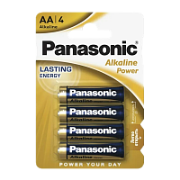 Батарейка Panasonic Alkaline power LR6 AA BL4 Alkaline 1.5V (4/48/240)