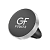 Держатель автомобильный GFPower CH-01 в воздуховод магнит серебряный (1/300)