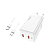 Сетевое З/У HOCO N23 2Type-C 45W PD3.0 с кабелем Type-C-Lightning белый (1/11/110)