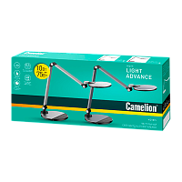 Светильник настольный Camelion KD-865 10W IP20 на основании сенс. черный (1/6)