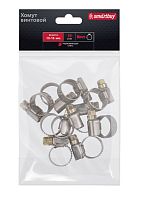 Хомут Smartbuy Винт нержавеющая сталь 10-16мм 10шт.