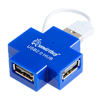 USB-Хаб Smartbuy 6900 4USB голубой