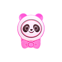 Ночник Camelion NL-253 "Панда с бантиком" 0.5W 220V в розетку синий (1/24/96)