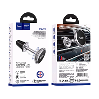 Держатель автомобильный HOCO CA69 в воздуховод магнит белый (1/108)