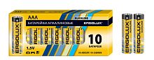Батарейка Ergolux LR03 AAA БОКС10 Alkaline 1.5V 