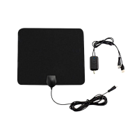 ТВ-Антенна комнатная Вектор AR-107 активная с питанием с усилителем DVB-T/T2 (1/20)