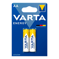 Батарейка Varta ENERGY LR6 AA BL2 Alkaline 1.5V (4106) (2/40/200) 