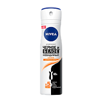 Дезодорант женский Nivea Невидимая защита для черного и белого Extra спрей 150мл (1/12)