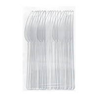 Нож AVIORA прозрачный, премиум, 50 шт/уп, полистирол (цена за штуку) (50/2500)