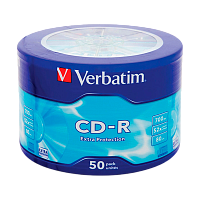 Диск CD-R Verbatim DL 700MB 52x 80min 50шт. Б/УП (50/600) 