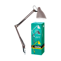 Светильник настольный Camelion KD-335 40W 230V E27 струбцина тауп (1/12)