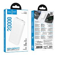 Внешний аккумулятор HOCO J153A 20000mAh 2USB/Type-C/MicroUSB белый (1/40)