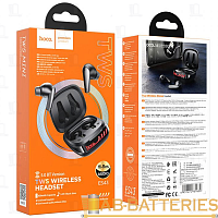 Наушники внутриканальные HOCO ES43 bluetooth 5.0 с микр. черный (1/120)