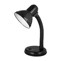 Светильник настольный Ultraflash UF-301 60W 230V E27 на основании черный (1/20)