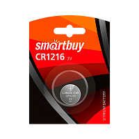 Батарейка Smartbuy CR1216 BL1 Lithium 3V (1/12/720)