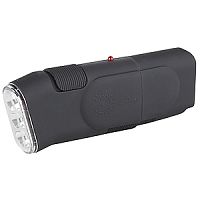 Фонарь универсальный ЭРА SDA10M 0.5W 3LED от аккумулятора прямая подзарядка черный (1/24/144)