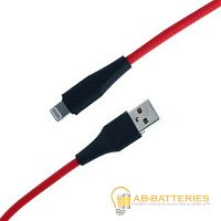 Кабель HOCO X32 USB (m)-Lightning (m) 1м 2.0A силикон красный (1/33/330)