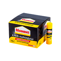 Клей-карандаш Момент BOX25 10г шоу-бокс (25/300)