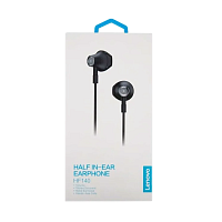 Наушники внутриканальные Lenovo HF140 с микр. черный