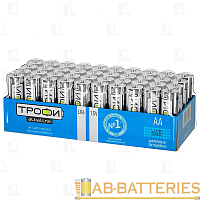 Батарейка Трофи LR6 AA bulk Alkaline 1.5V (40/720/25920)  | Ab-Batteries | Элементы питания и аксессуары для сотовых оптом