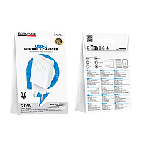 Сетевое З/У Borofone BAS73A Type-C 20W белый (1/20/120)