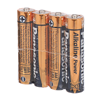 Батарейка Panasonic Alkaline power LR03 AAA Shrink 4 1.5V (4/48/240)
