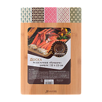 Доска разделочная MARMITON "Пэчворк" 33х23х1см бамбук (1/24)