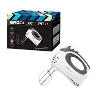 Миксер универсальный Ergolux ELX-EM02-C31 320W 5 скоростей белый серый (1/12) 