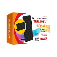 ТВ-Антенна комнатная Selenga 101A+ активная с питанием с усилителем DVB-T/T2 (1/20)