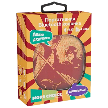 Портативная колонка MORE CHOICE BS12 bluetooth 5.0 оранжевый (1/60)