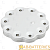 Фонарь туристический Трофи TK10 2.88W 10LED от батареек диск белый в коробке (1/40/240)