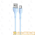 Кабель HOCO X49 USB (m)-Type-C (m) 1.0м 3.0A силикон голубой (1/31/310)