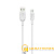 Кабель Borofone BX33 USB (m)-microUSB (m) 1.0м 4.0A силикон белый (1/360)