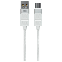 Кабель MORE CHOICE K87a USB (m)-Type-C (m) 1м 3.0A нейлон белый