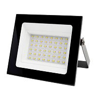 Прожектор светодиодный Ultraflash LFL-5002 C02 50W 230V IP65 6500К холодный черный (1/20)