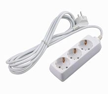 Удлинитель ЭРА U 3р.С/З 10A 1.5м белый