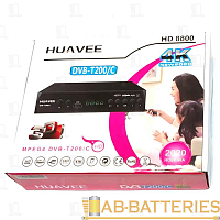 Приставка для цифрового ТВ Huavee HD8800 DVB-T/T2 металл черный (1/60) 