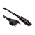 Кабель питания ENERGY POWER TD-2729 (555) китайская вилка-2-pin 1.5м черный (1/500)